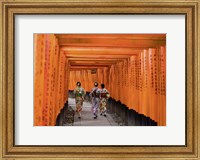 Framed Fushimi Inari Shrine, Kyoto