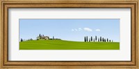 Framed Strada del Brunello, Tuscany (detail)
