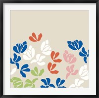 Framed Fleurs de Matisse III