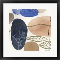 Leaves and Stones II Framed Print