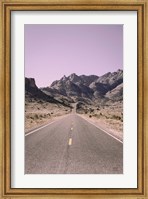 Framed Road to Old West Purple