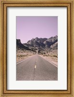 Framed Road to Old West Purple