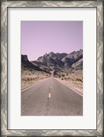 Framed Road to Old West Purple