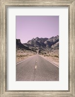 Framed Road to Old West Purple