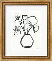 Framed Floral Sketch II