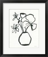 Framed Floral Sketch II