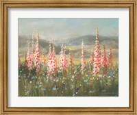 Framed Wild Foxglove Meadow