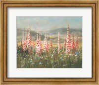 Framed Wild Foxglove Meadow