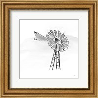 Framed Windmill VII BW