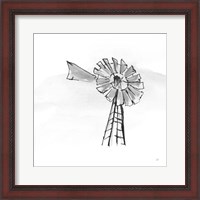 Framed Windmill VII BW