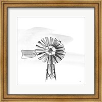 Framed Windmill VI BW