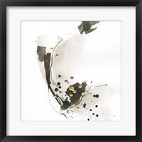 Gold Dots III Framed Print