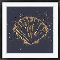 Framed Gold Scallop I