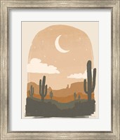 Framed Warm Desert II