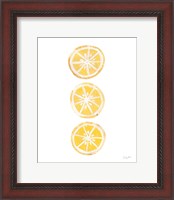 Framed Lemon Slices II