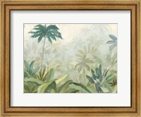 Framed Lush Tropics Blue