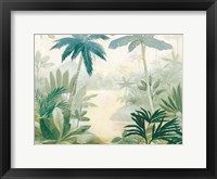 Framed Palm Lagoon Blue