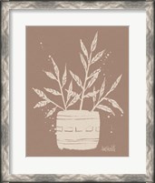 Framed 'Dreamy Boho Botanical Sketches IX' border=