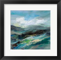 Framed Turquoise Slopes II