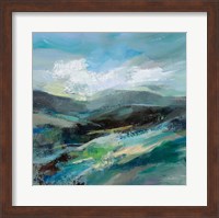 Framed Turquoise Slopes II