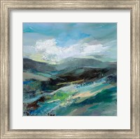 Framed Turquoise Slopes II