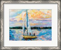 Framed Sunday Sail