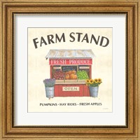 Framed Heartland Harvest Moments II Farm Stand