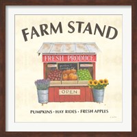 Framed Heartland Harvest Moments II Farm Stand