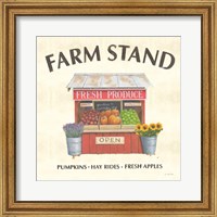 Framed Heartland Harvest Moments II Farm Stand