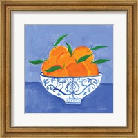 Framed 'Orange Still Life' border=