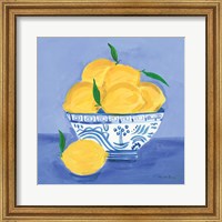 Framed 'Lemon Still Life' border=