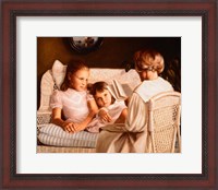 Framed Mother Reading