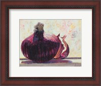 Framed Red Onion 1
