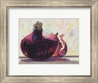 Framed Red Onion 1