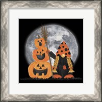 Framed Gnomes of Halloween III-Broomstick