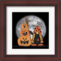 Framed Gnomes of Halloween III-Broomstick