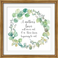 Framed Mother's Day Eucalyptus I-Mother's Love