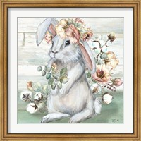 Framed Farmhouse Bunny II