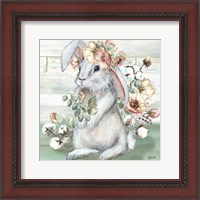 Framed Farmhouse Bunny II