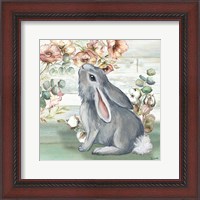 Framed 'Farmhouse Bunny III' border=