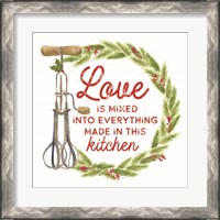 Framed 'Home Cooked Christmas I-Love' border=