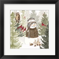 Christmas in the Woods III Framed Print