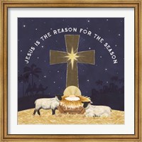 Framed Come Let Us Adore Him IV-Reason for the Season