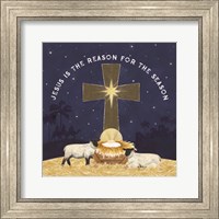 Framed Come Let Us Adore Him IV-Reason for the Season