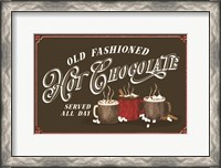Framed Hot Chocolate Season Landscape Brown III-Old Fashioned
