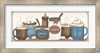 Framed Hot Chocolate Season Panel IV