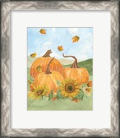 Framed 'Fall Sunshine III' border=