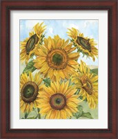 Framed 'Fall Sunshine V' border=