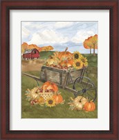 Framed 'Harvest Season III' border=