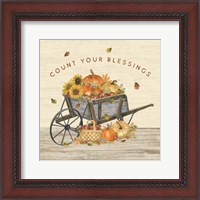 Framed 'Harvest Season XIII' border=